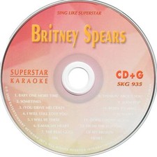 BRITNEY SPEARS Karaoke SKG-935 SuperStar CDG 12 HITS new in sleeve