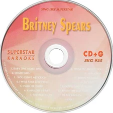 BRITNEY SPEARS Karaoke SKG-935 SuperStar CDG 12 HITS new in sleeve