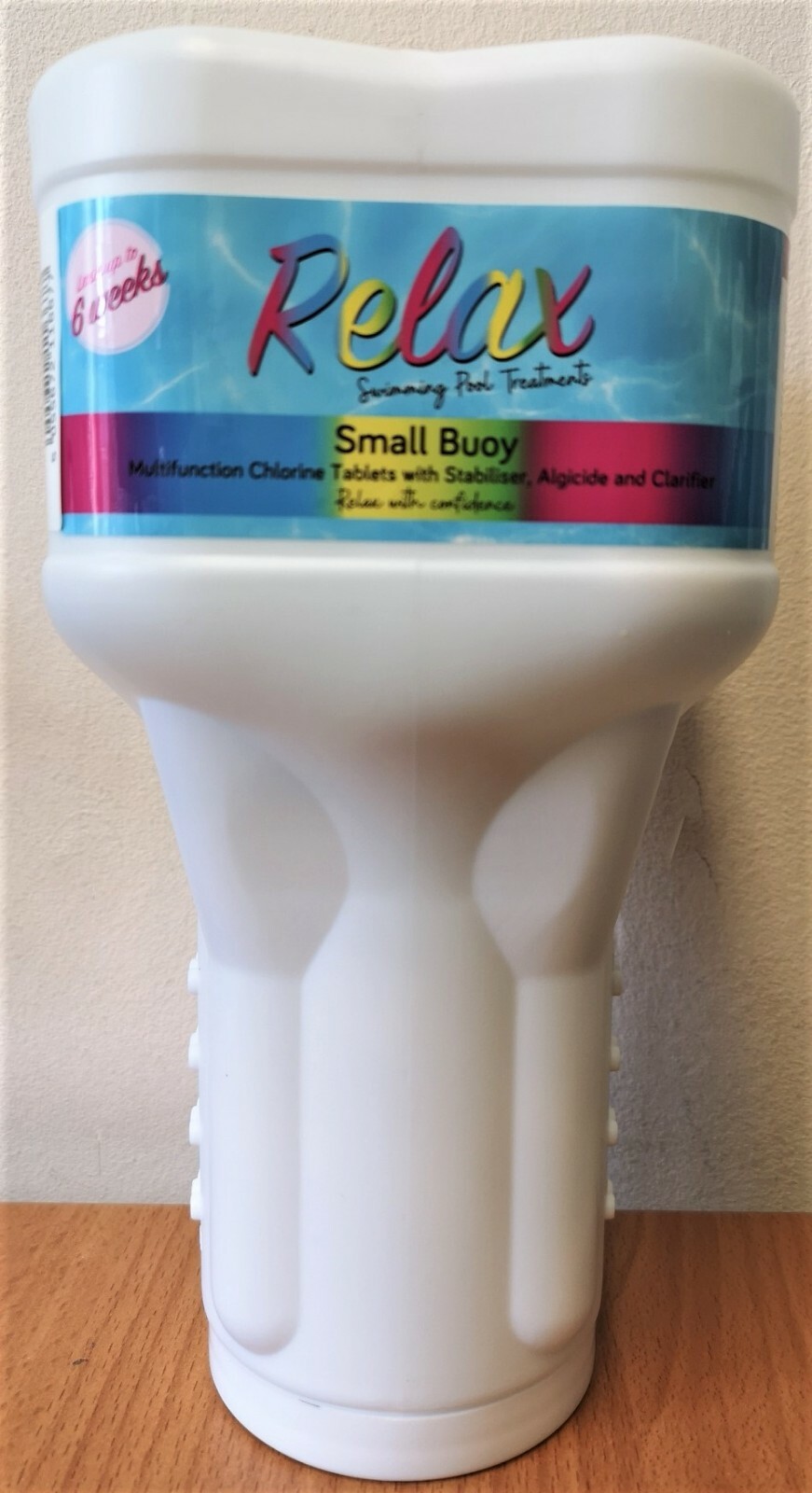 Multi Pool Chlorine Tablets in Dispenser Small Buoy 1 kg Pool Swim Spa Pools