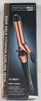 Conair - Infiniti Pro - 1 1/4'' Rose Gold Titanium Curling Iron - Model: CD251