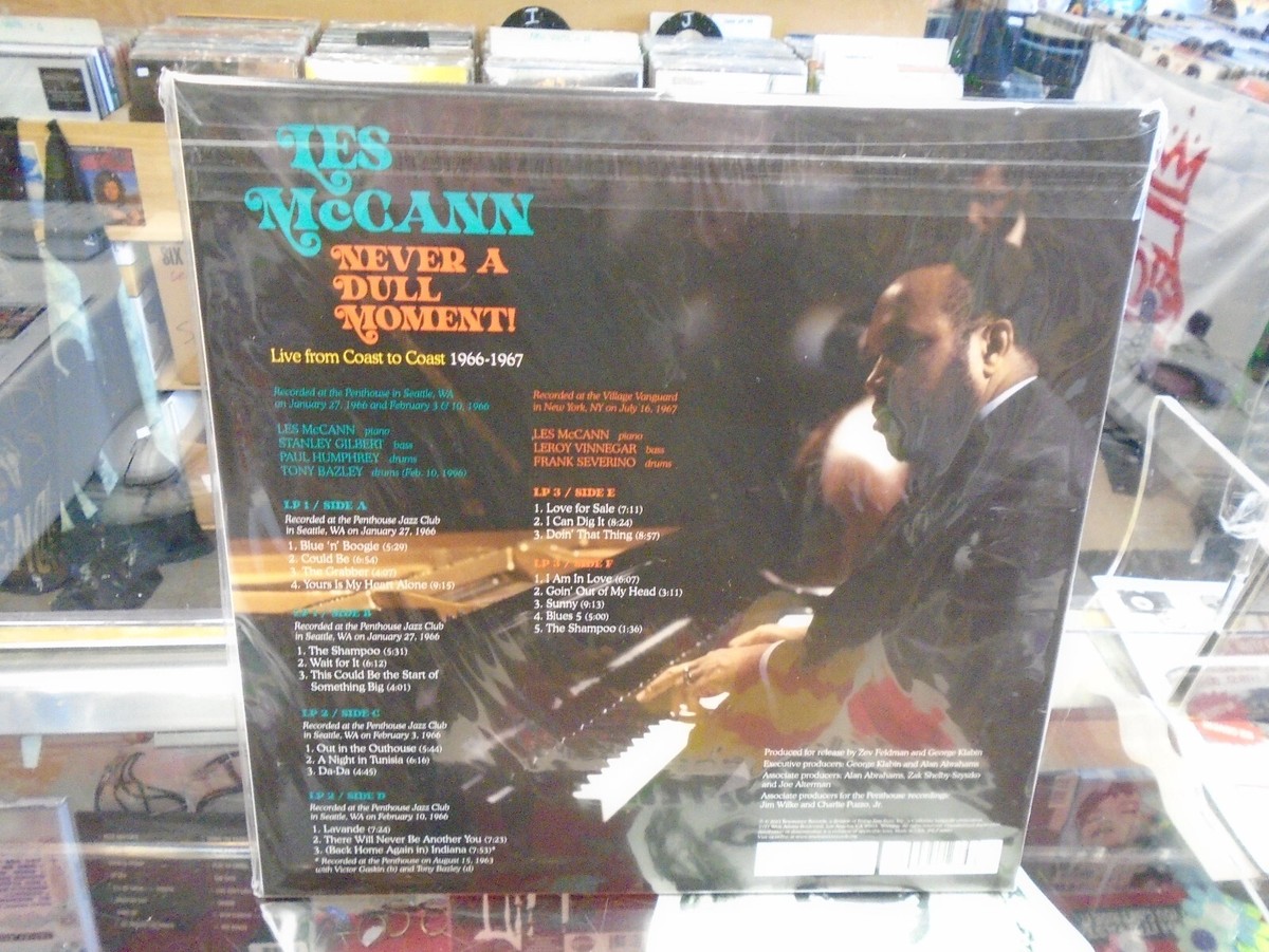 洋楽 Les Mccann Never A Dull Moment! Live 3LP Les McCann Never A Dull Moment! [3 CD] | Resonance Records