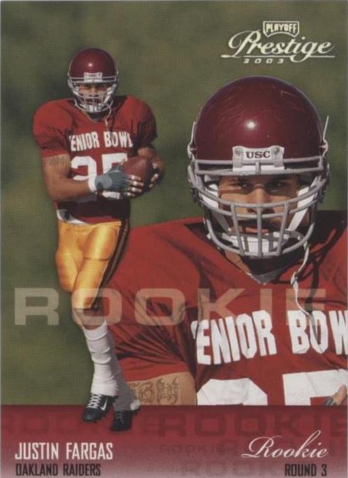 2003 Playoff Prestige Justin Fargas #172 - 1 of 2