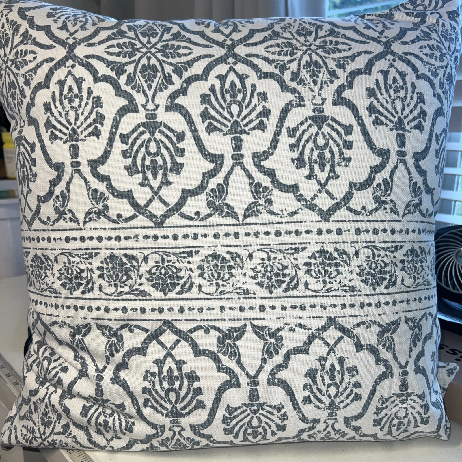 ienjoy Home Damask Printed Decorative Pillow, 20" x 20"