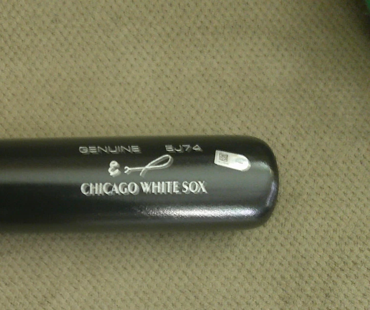 Eloy Jimenez modelo de jogo autografado Louisville Slugger Bat mlb e fanáticos autênticos - Imagem 4 de 4