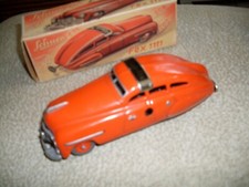 Vintage West German Schuco Fex 1111 Tin Toy Car (missing key )