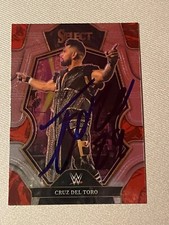 WWE CRUZ DEL TORO Signed Card RAW SMACKDOWN