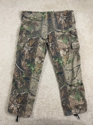 Realtree Liberty Hunting Bib Overalls Mens Size 40 Zip Pocket Camo Multicolor - Picture 15 of 18