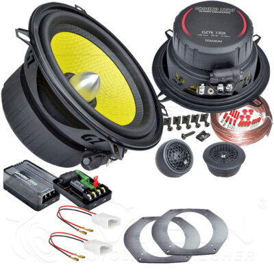 GROUND ZERO LAUTSPRECHER für MAZDA 626 IV Typ GE 1992-1997 Front Tür 130W #BFPK