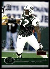 2001 Pacific Hobby LTD Mo Lewis 85/99 New York Jets #296 Georgia Bulldogs