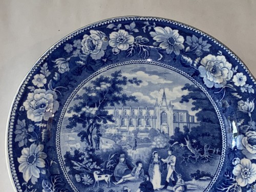 Historischer Staffordshire Batalha Portugal Teller 8 3/8" ca. 1825 LNRP2 - Bild 3 von 5