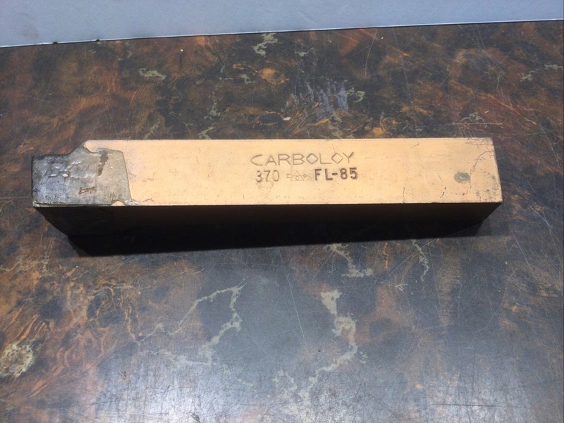 Carboloy carbide tipped straight turning tool bit