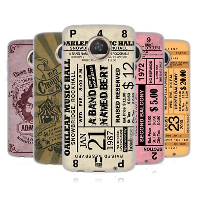 HEAD CASE DESIGNS TICKETS SOFT GEL CASE FOR MOTOROLA PHONES