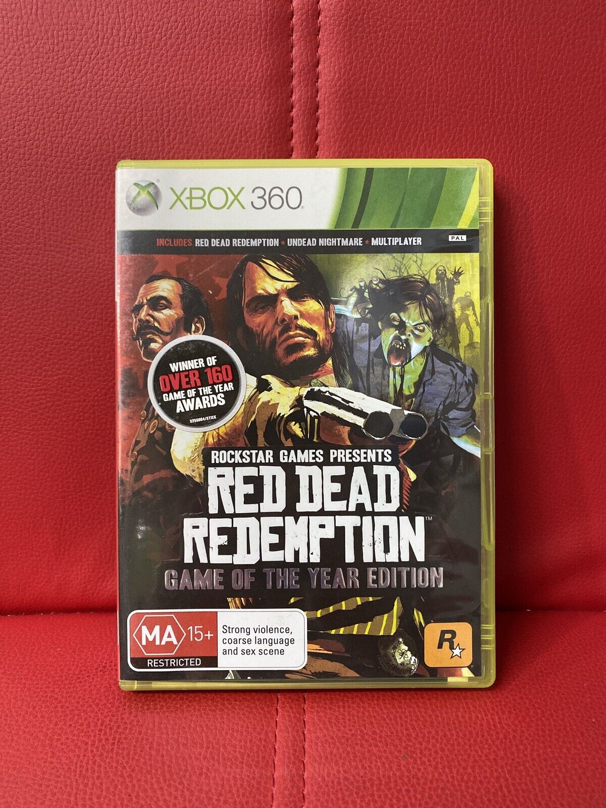 Red Dead Redemption GOTY Game of The Year Edition Xbox 360 USED PAL Like  New