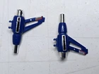 Vintage Power Rangers Turbo Blue Ranger Figure Weapons 1997 Authentic Pair Mint