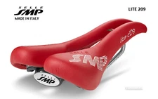NEW Selle SMP LITE 209 Saddle : RED - MADE IN iTALY!