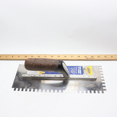 QEP Square-Notch Flooring Trowel XL 1/4 x 3/8 x 1/4 49951