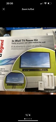 In Wall TV Power Kit- Open Box Brand New