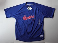 Texas Rangers MLB Dynasty Men's Blue Jersey 2XL XXL New With Tags 