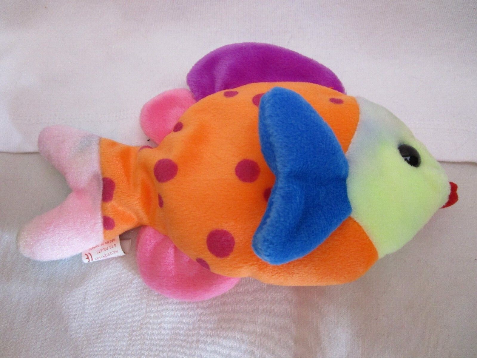 TY Beanie Baby LIPS 1999 the amazing colorful FISH MWMT eBay