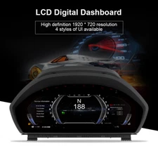 12.3"BMW LCD Digital Dashboard For F30 F31 F32 F33 F36 2013-2020 Car Speedometer