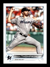 2022 Topps Series 1 Zach Thompson #227 RC Rookie Miami Marlins
