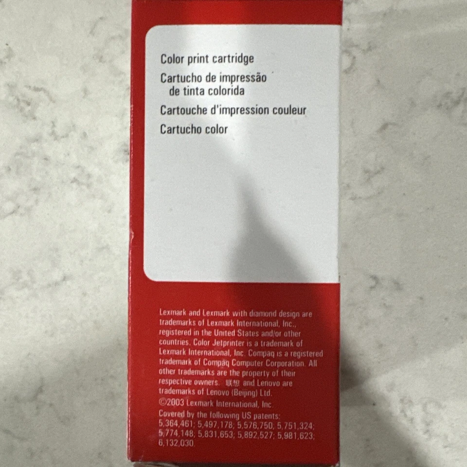 Cartucho de impresión en color original Lexmark Compaq 20 Foto 4 de 4