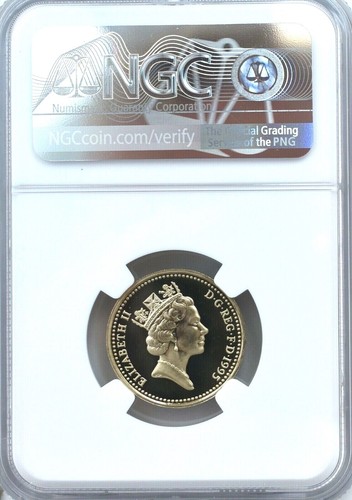 1995 £1 Welsh Dragon One Pound Proof NGC PR70 Great Britain - Picture 2 of 2