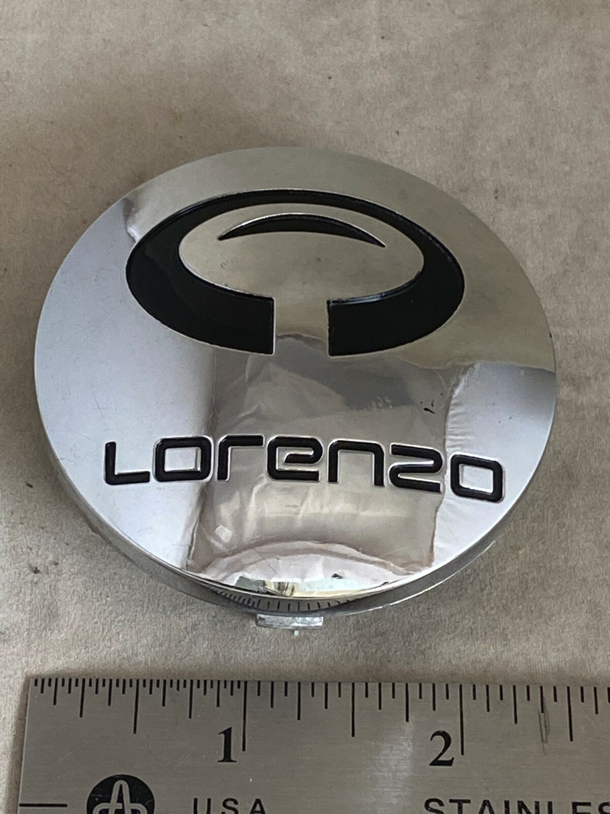 LORENZO WL032 Custom Wheels Chrome Wheel Rim Hub Cover Center Cap WL032K65-image
