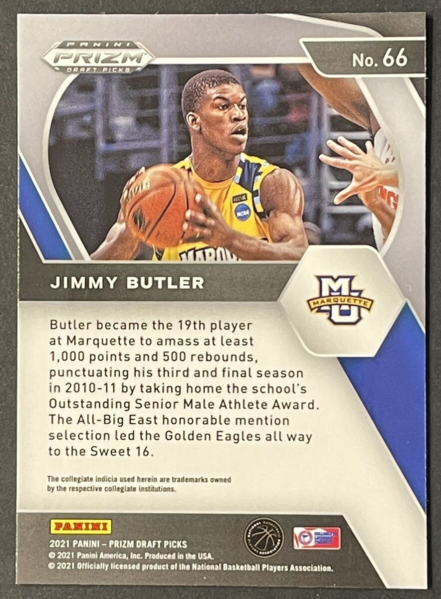 2021-22 Panini Prizm Draft Picks Jimmy Butler #66 Miami Heat 2021-22 Panini Prizm Draft Picks Jimmy Butler #66 Miami Heat