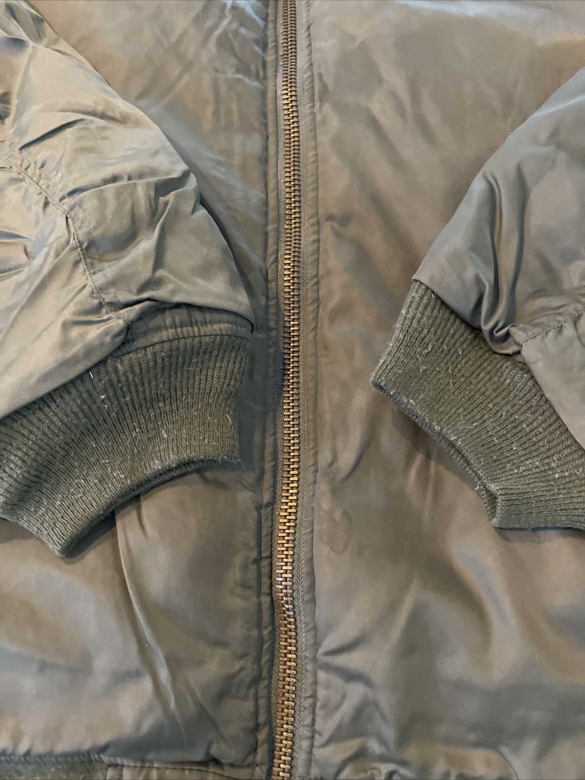 Counter Attack Reversible Jacket Vintage Green Or… - image 2