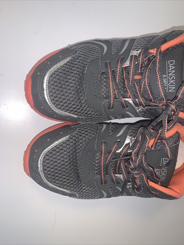 DANSKIN NOW Womens Size 6 Athletic Sport Sneakers Tennis Shoes Gray Peach Silver - Picture 11 of 11