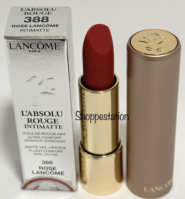 Lancome L'Absolu Rouge Intimatte Lipstick Shade 388 ROSE LANCOME 3.4g ...