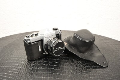 ASAHI PENTAX SPOTMATIC SP 30mm Camera Asahi Super-Takumar 1:1.4 50mm Lens Case