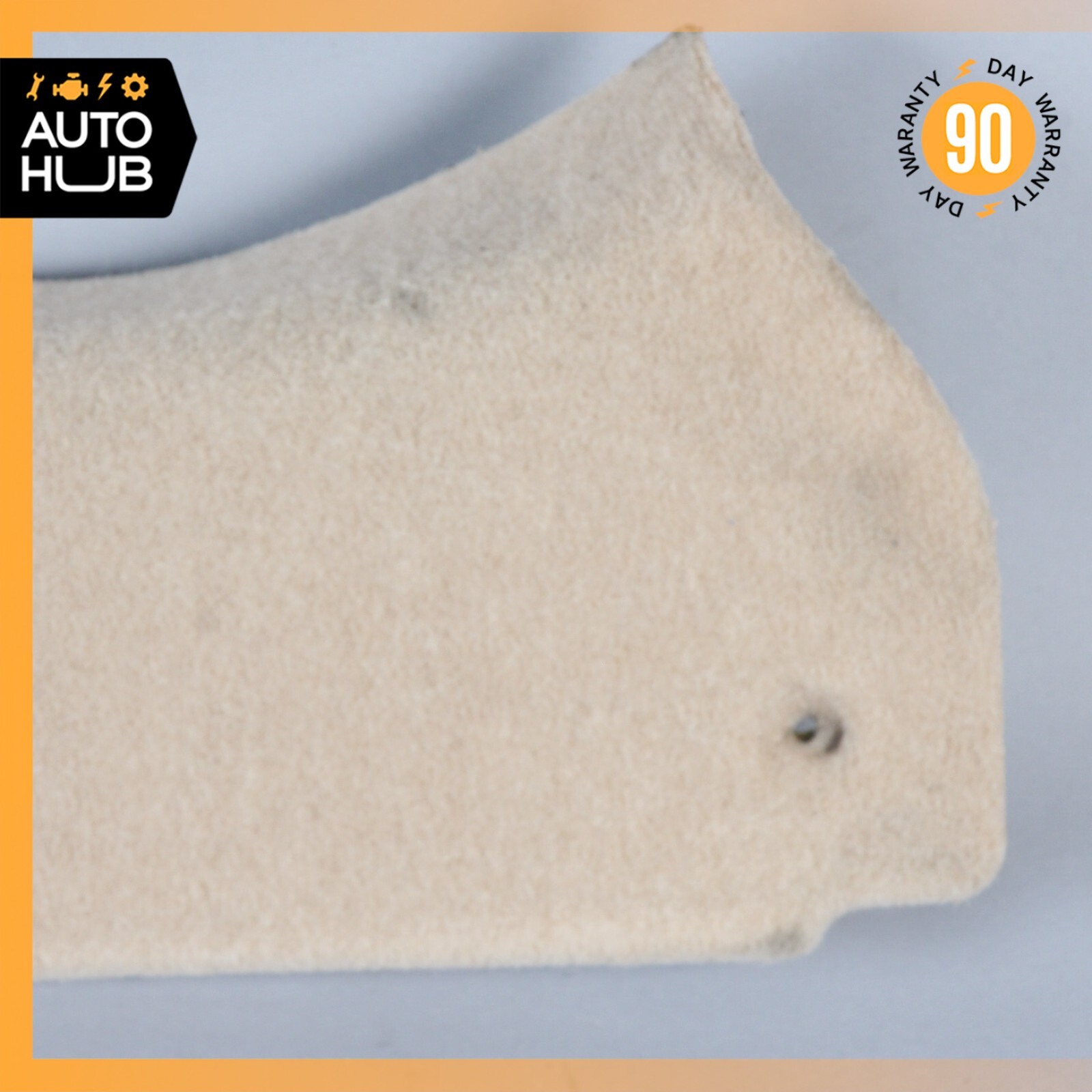 03-13 Maserati Quattroporte S GT S M139 Rear Trunk Latch Carpet Cover Beige OEM