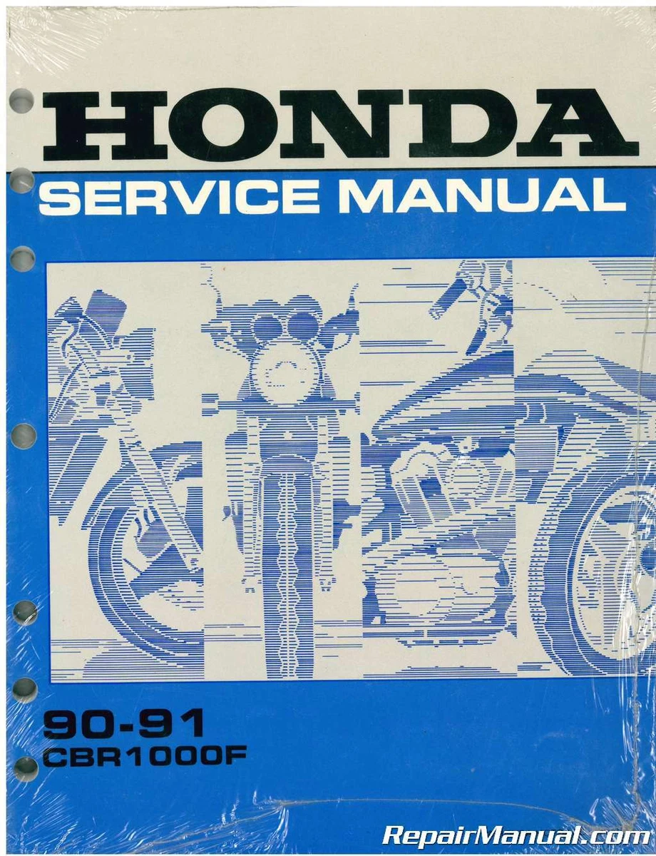 Honda cbr1000f workshop on sale manual