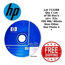 HEWLETT-PACKARD hp 50 pack CD-R 52x 700 MB/ 80min 712288