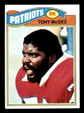 1977 Topps Football #378 Tony McGee NM