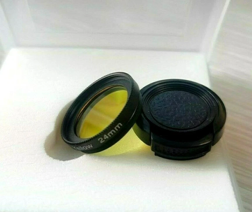 Yellow Panchromatic Filter Cap for Rollei 35 35 T 35 TE Rollei 35 SE 24mm 30.5mm - Image 3 of 4