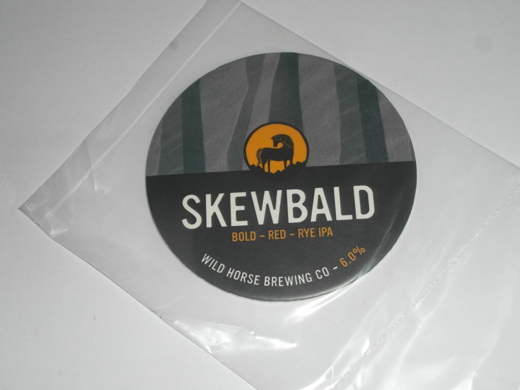 WILD HORSE brewery skewbald craft beer pump clip badge eBay