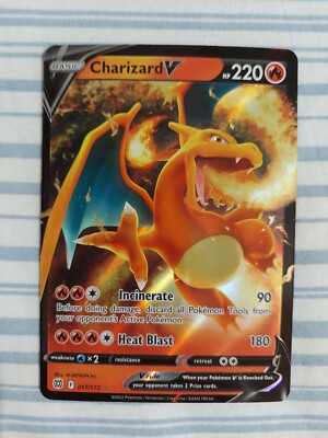 Charizard V 017/172 Brilliant Stars NM Ultra Rare Pokemon Card | eBay