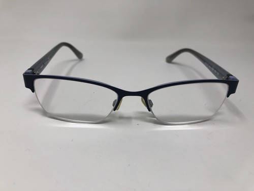 MEXX GERMANY EYEGLASSES FRAME mod 5163 400 51-17-135 BLUE GRAY HALF RIMLESS P567