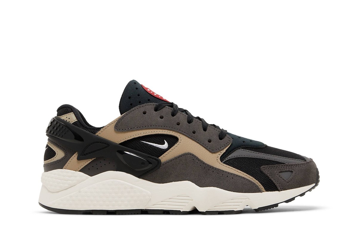 Nike Air Huarache Runner 'Black Medium Ash' DZ3306-003 Men's Shoes