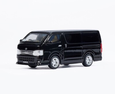 ED Masdi 1:64 2010 Black Hiace Mini Van MPV Sports Model Diecast Collect Car