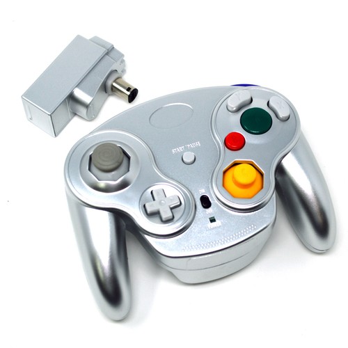 Controlador de juego inalámbrico con adaptador para original Gamecube Retro Classic GC NGC - Imagen 16 de 34