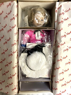 Striking Vintage 14  Danbury Mint Shirley Temple Doll  Little Colonel'', NIOB