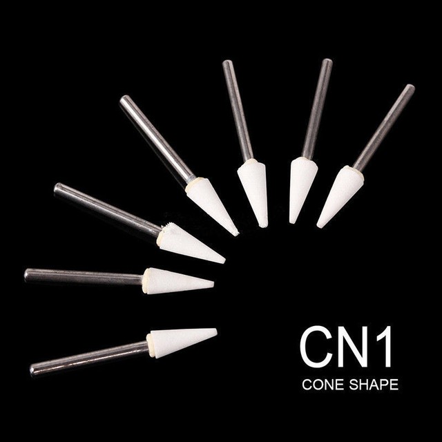 5Pack Dental Cone Polishing FG Burs Abrasion CN1 Abrasion Points Bur