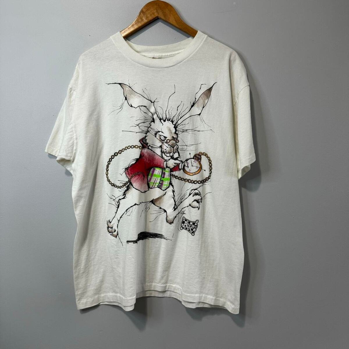 RARE VTG 90s Alice n Wonderland Andazia Art tee Made in USA RARE VTG 90s Alice n Wonderland Andazia Art tee Made in USA