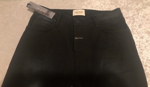 New With Tags Fear Of God Sixth Collection Black Slim-Fit Jeans Size 31 $995.00 - Picture 5 of 12