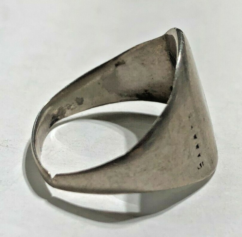 Plain Rectangle Shaped Ring Sterling Silver .925 … - image 3