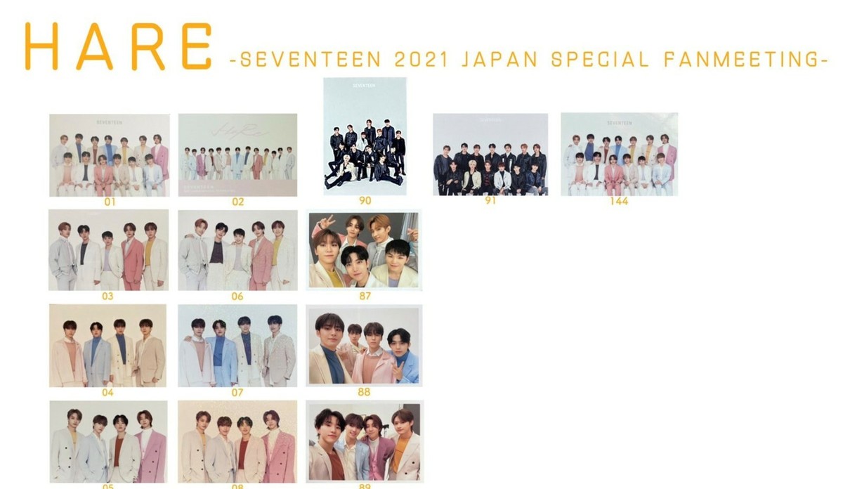 SEVENTEEN HARE ペアトレカ GROUP UNIT ALL SEVENTEEN - HARE 2021 JAPAN FAN MEETING - PHOTO